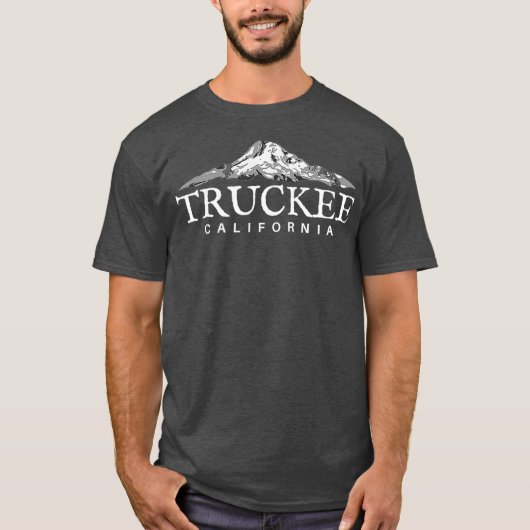 Truckee California Mountain Town T-Shirt (Vorderseite)