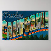Truckee, Kalifornien - Große Briefszenen Poster (Vorne)