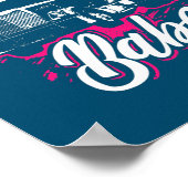 Trucker Babe Female Truck Driver Frau Truckerin Poster (Ecke)