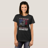 Trucker Big Rig Semi Truck Fahrerangebot 18 Rad T-Shirt (Vorne ganz)