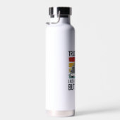 Trucker Dad Like a Regular Dad But Cooler Shirt_1 Trinkflasche (Rechts)