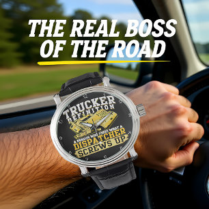 Trucker-Definition: Korrigiert die Fehler des Disp Armbanduhr