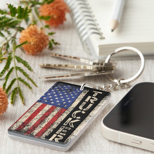 Trucker Flag Schlüsselanhänger (Vorderseite rechts)