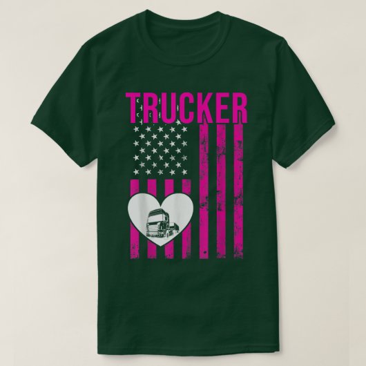 Trucker Funny Truck Driver3000 T-Shirt (Design vorne)
