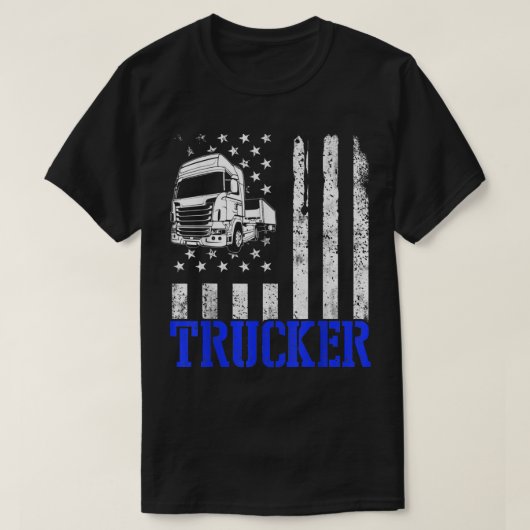 Trucker Funny Truck Driver 3013 T-Shirt (Design vorne)