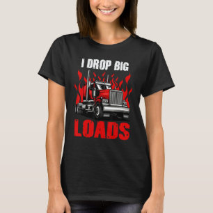 Trucker Für Männer Frauen Sattelzug Fahrer 2 T-Shirt