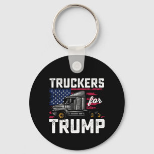 Trucker Für Trump Präsidentschaftswahl Vintage Schlüsselanhänger