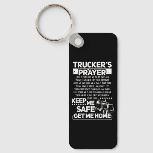 Trucker-Gebet Schlüsselanhänger