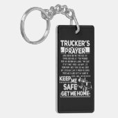 Trucker-Gebet Schlüsselanhänger (Vorderseite links)