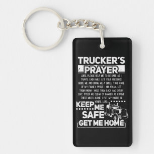 Trucker-Gebet Schlüsselanhänger