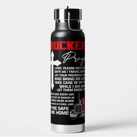 Trucker-Gebet Trinkflasche (Links)