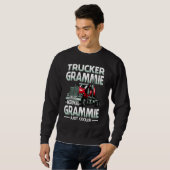 Trucker Grammie Like A Normal Grammie Just Cooler Sweatshirt (Vorne ganz)