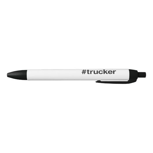 TRUCKER Hashtag Kugelschreiber (Unterseite)