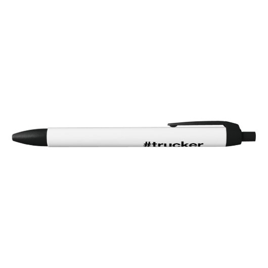 TRUCKER Hashtag Kugelschreiber (Oberseite)