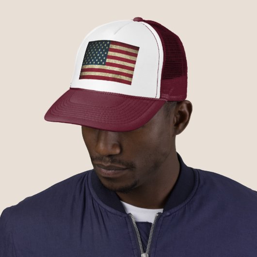Trucker Hat/American Flag Truckerkappe (Beispiel)