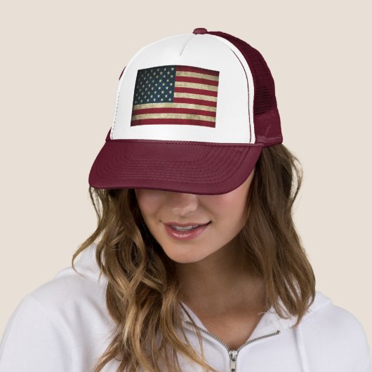Trucker Hat/American Flag Truckerkappe (Beispiel)