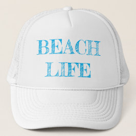 Trucker Hat; Beach Life; Turqoise Truckerkappe