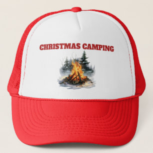 Trucker Hat-Christmas Camping Cap - Bonfire & Cosy Truckerkappe
