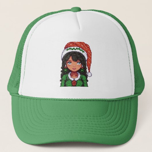 Trucker Hat Christmas Truckerkappe (Vorderseite)