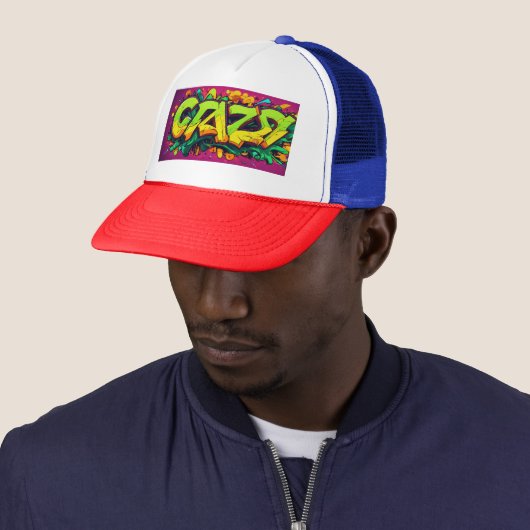 Trucker Hat - "Crazy Stunt" Graffiti Style Truckerkappe (Beispiel)