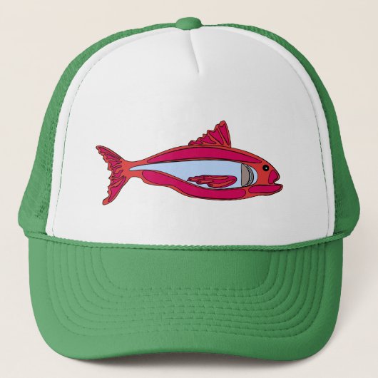 Trucker Hat fish Truckerkappe (Vorderseite)
