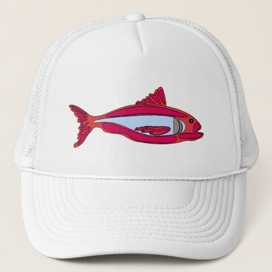 Trucker Hat fish Truckerkappe (Vorderseite)
