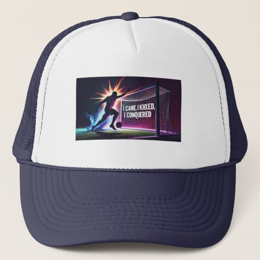 Trucker Hat- Fußball lustig Truckerkappe (Vorderseite)