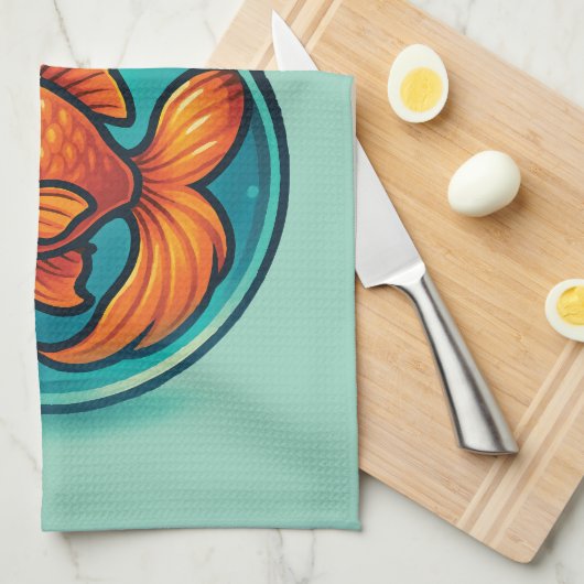 Trucker Hat Geschirrtuch (Viertel Falte)