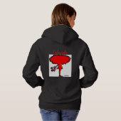 Trucker Hat Hoodie (Schwarz voll)