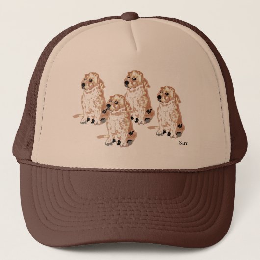 Trucker Hat : Labrador Retriever Truckerkappe (Vorderseite)