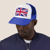 Trucker Hat mit Flag der britischen Gewerkschaft, Truckerkappe (Beispiel)