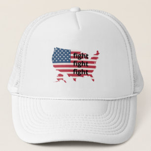 Trucker Hat, Trucker Hat, Kampf, usa Flag Truckerkappe