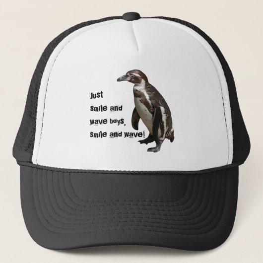 Trucker-Kappe Pinguin 01 Truckerkappe (Vorderseite)