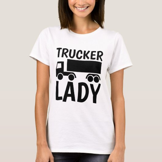 TRUCKER LADY T - Shirt & Sweatshirts (Vorderseite)