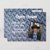 Trucker Lauffläche Open House Postkarte (Vorne/Hinten)