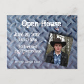 Trucker Lauffläche Open House Postkarte (Vorderseite)