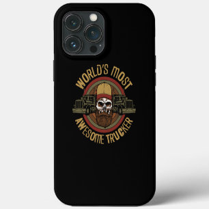 Trucker LKW-Fahrer Vintage Weltweit Am Tollsten iPhone 13 Pro Max Hülle