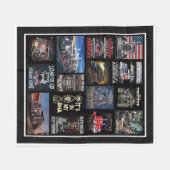 Trucker Loader hoch und Hammer runter Fleecedecke (Vorderseite (Horizontal))