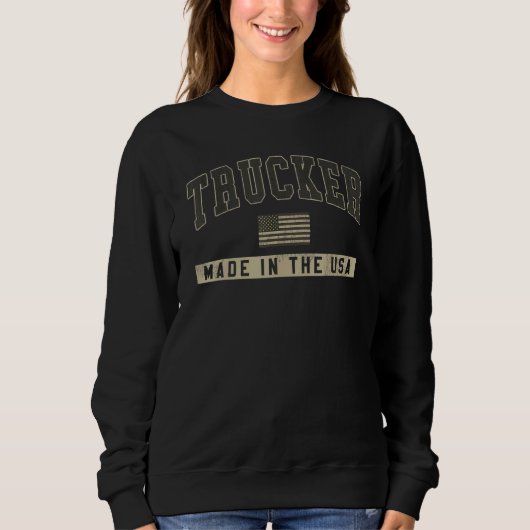 Trucker Made in the USA Trucking Sweatshirt (Vorderseite)