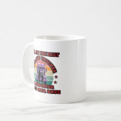 Trucker Mother Daughter Bond Family Road Liebe Kaffeetasse (Vorderseite Links)