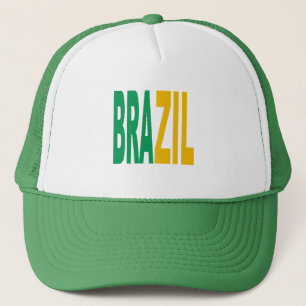 Trucker-Mütze grün BRAZIL Truckerkappe