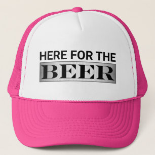 Trucker-Mütze 'Here For The Beer' Truckerkappe