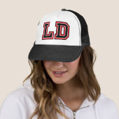 Trucker-Mütze mit "LD"-Monogramm Truckerkappe (Beispiel)
