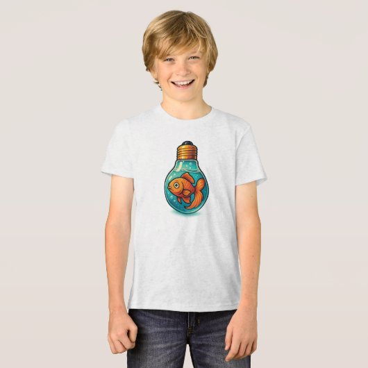 Trucker-Mütze Tri-Blend Shirt (Vorderseite voll)
