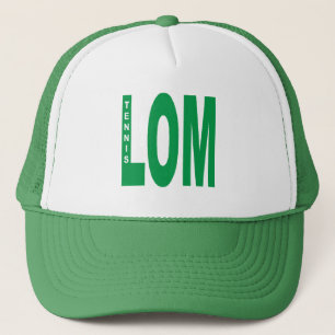Trucker-Mütze weiß/grün LOMBARDIA TENNIS Truckerkappe