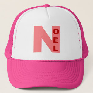 Trucker-Mütze weiß/rosa WEIHNACHTEN Truckerkappe