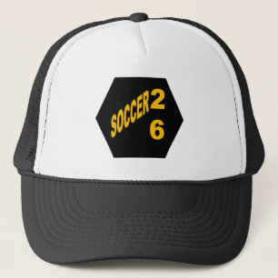 Trucker-Mütze  Weiß und schwarz  FUßBALL  26 Truckerkappe
