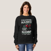 Trucker Nanny Like A Normal Nanny Just Cooler   Sweatshirt (Vorne ganz)