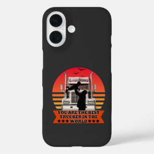 Trucker Pater Baby Liebe Road Family Prix Design iPhone 16 Hülle