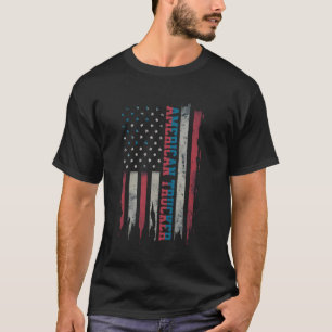 Trucker Patriotic Semi Kommerziell Tr T-Shirt